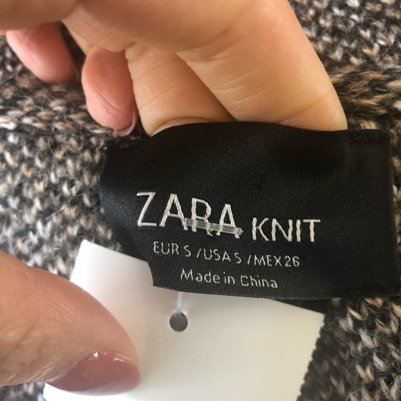 Zara Poncho Coat - Picture 4 of 5